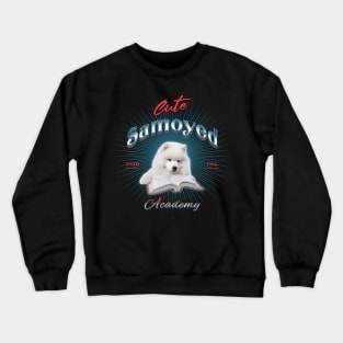 Cute Samoyed Academy Crewneck Sweatshirt